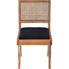 Noir Contucius Dining Chair, Teak, 18" W