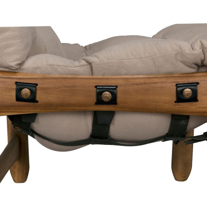 Noir Dante Chair w/ cFc Upholstery, 30" W