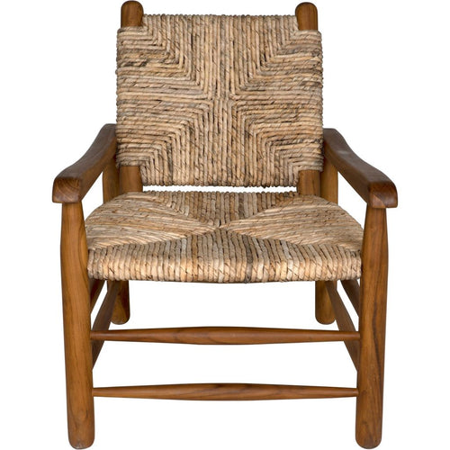 Noir Burek Chair - Teak, 27" W