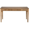 Noir Ambrose Desk, Bleached Teak, 60" W