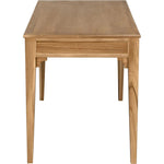 Noir Ambrose Desk, Bleached Teak, 60" W