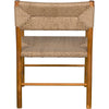 Noir Franco Dining Arm Chair, Teak w/ Synthetic Woven, 24" W