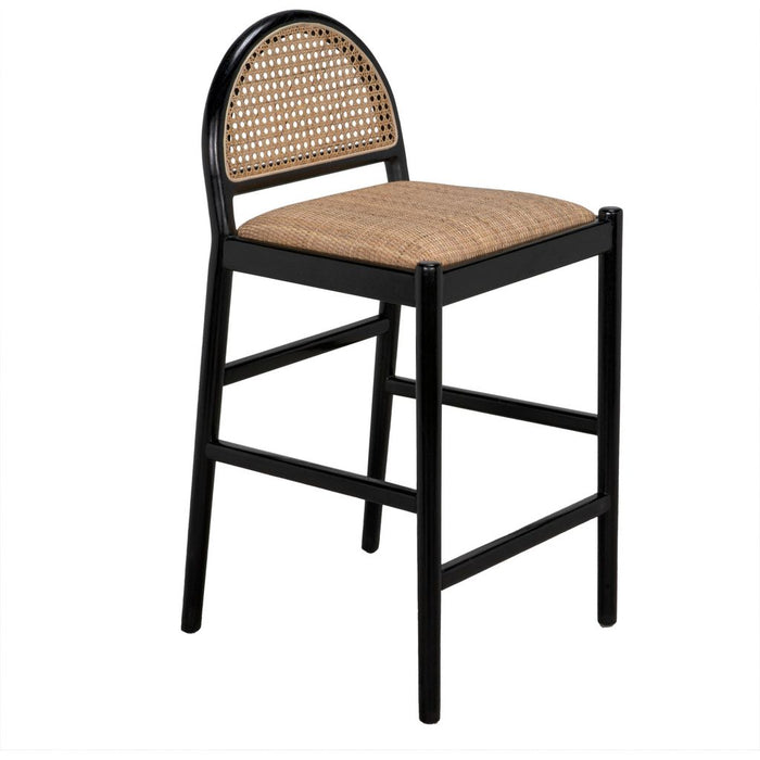 Primary vendor image of Noir Peter Counter Stool - Mindi, Caning & Rattan, 18" W