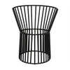 Noir Ellsworths Chair - Industrial Steel, 27" W