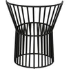 Noir Ellsworths Chair - Industrial Steel, 27" W