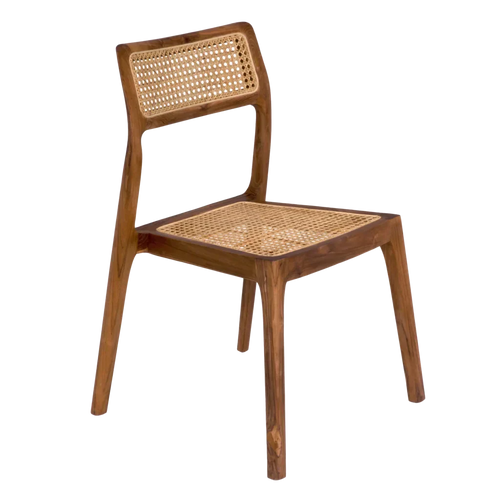 Primary vendor image of Noir Salam Dining Chair - Teak & Caning, 21.5" W