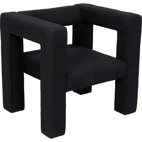 Primary vendor image of Noir Felix Chair - Mixed Lumber Frame & Black Cotton, 30" W