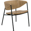 Primary vendor image of Noir Helena Dining Chair - Teak, Synthetic Seagrass & Industrial Steel, 25" W