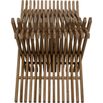 Noir Dede Stool, Teak, 26" W