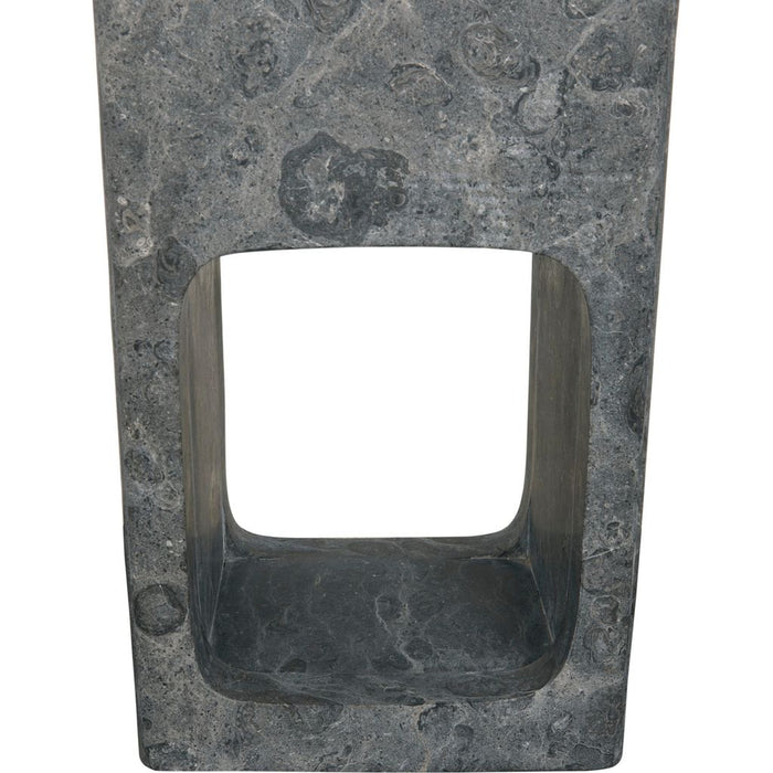 Noir Murakami Side Table - Marble, 10"
