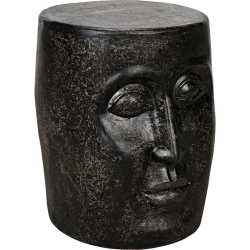 Primary vendor image of Noir Head Side Table, Black Fiber Cement, 14"