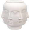 Primary vendor image of Noir Multi-Face Stool, White Fiber Cement, 19" W