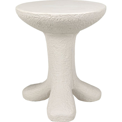 Primary vendor image of Noir Laramy Side Table, White Fiber Cement, 20"
