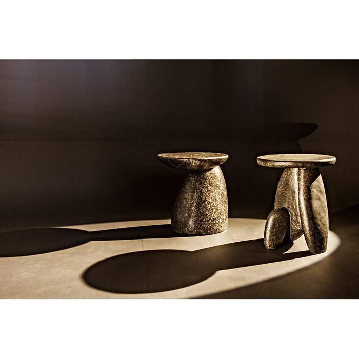 Noir Haruki Side Table - Fiber Cement, 19.5"