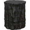 Noir Damono Stool/Side Table, Black Fiber Cement, 16"