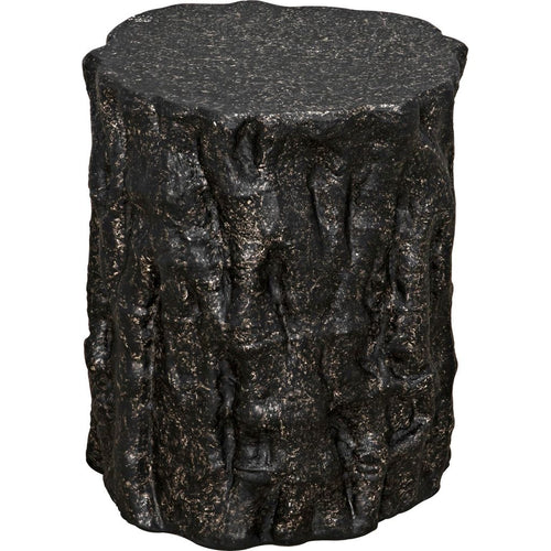 Primary vendor image of Noir Damono Stool/Side Table, Black Fiber Cement, 16"