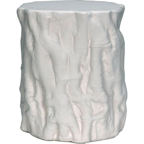 Primary vendor image of Noir Damono Stool/Side Table, White Fiber Cement, 16"
