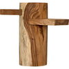Noir Tabula Side Table, Munggur Wood, 12"