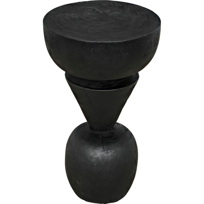 Noir Nogozi Side Table - Munggur, 13"