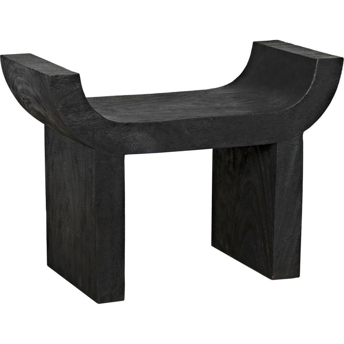 Noir Kazuo Stool - Munggur, 31" W