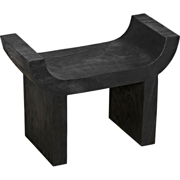 Noir Kazuo Stool - Munggur, 31" W