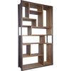 Primary vendor image of Noir Bauhaus Bookcase - Walnut, Industrial Steel, & Veneer, 46" W