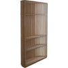 Noir Opal Bookcase, Teak, 50" W