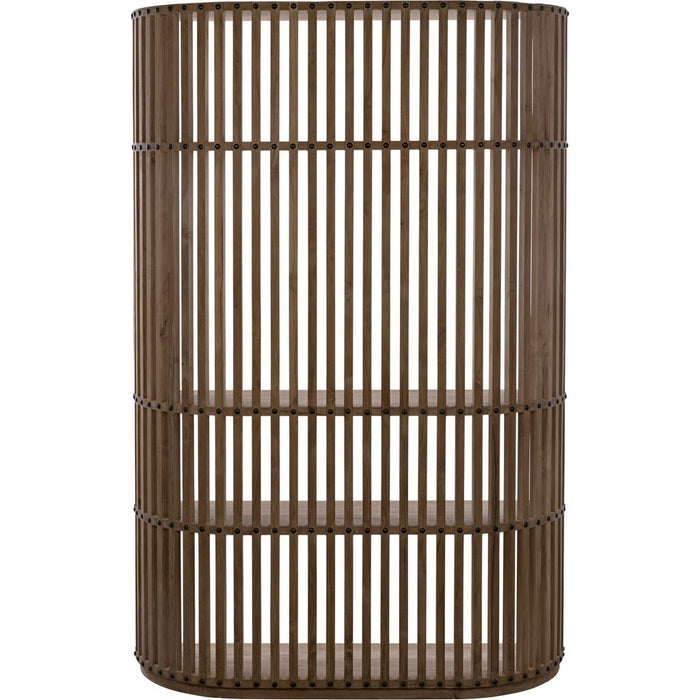 Noir Opal Bookcase, Teak, 50" W