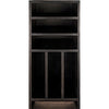 Noir Tubula Bookcase, Ebony Walnut, 16" W