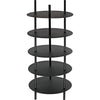 Noir Gautama Shelf, Black Metal - Industrial Steel, 29" W