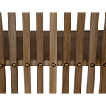 Noir Small Opal Bookcase, Teak, 34" W