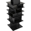 Noir Pisa Shelf, Black Steel, 25" W