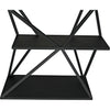 Noir Sutro Shelf, Black Steel, 36" W