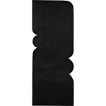 Noir Atomic Bookcase, Metal - Industrial Steel, 33" W