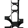 Noir Letty Bookcase - Industrial Steel, 43" W