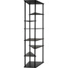 Noir Everest Bookcase - Industrial Steel, 36" W