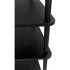 Noir Everest Bookcase - Industrial Steel, 36" W