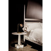 Noir Venice Bed, Queen, White Wash - Mahogany