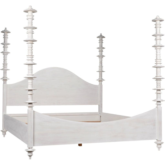 Primary vendor image of Noir Ferret Bed, Eastern King, White Wash - Mahogany