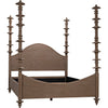 Primary vendor image of Noir Ferret Bed, Queen, Weathered - Mahogany