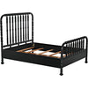 Noir Bachelor Bed, Queen, Hand Rubbed Black - Mahogany
