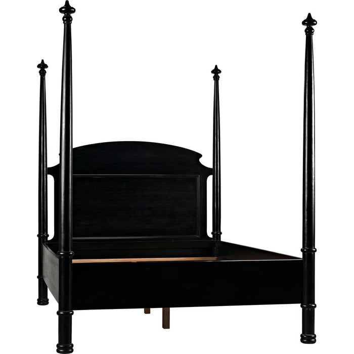 Primary vendor image of Noir New Douglas Bed, Queen, Hand Rubbed Black - Mahogany