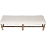 Noir Sweden Bench, Grey Wash - Mindi, 72" W