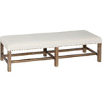 Noir Sweden Bench, Grey Wash - Mindi, 72" W