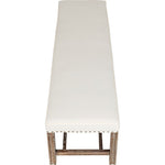 Noir Sweden Bench, Grey Wash - Mindi, 72" W