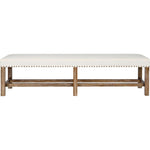 Primary vendor image of Noir Sweden Bench, Grey Wash - Mindi, 72" W