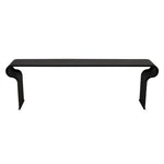 Noir Jabali Bench - Industrial Steel, 59.5" W