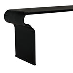Noir Jabali Bench - Industrial Steel, 59.5" W