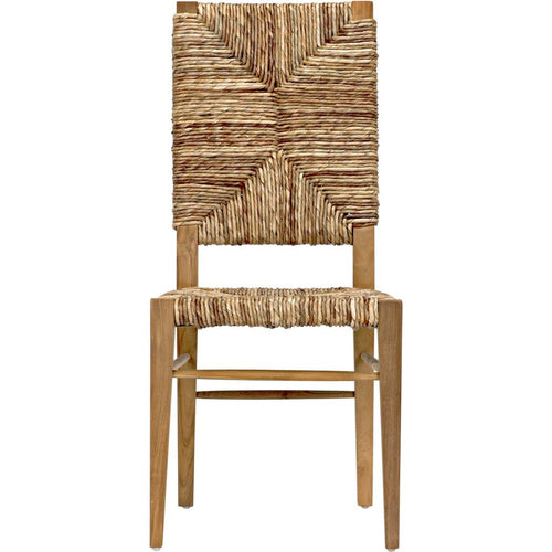 Noir Neva Dining Chair, Teak, 18" W