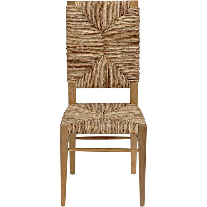 Noir Neva Dining Chair, Teak, 18" W